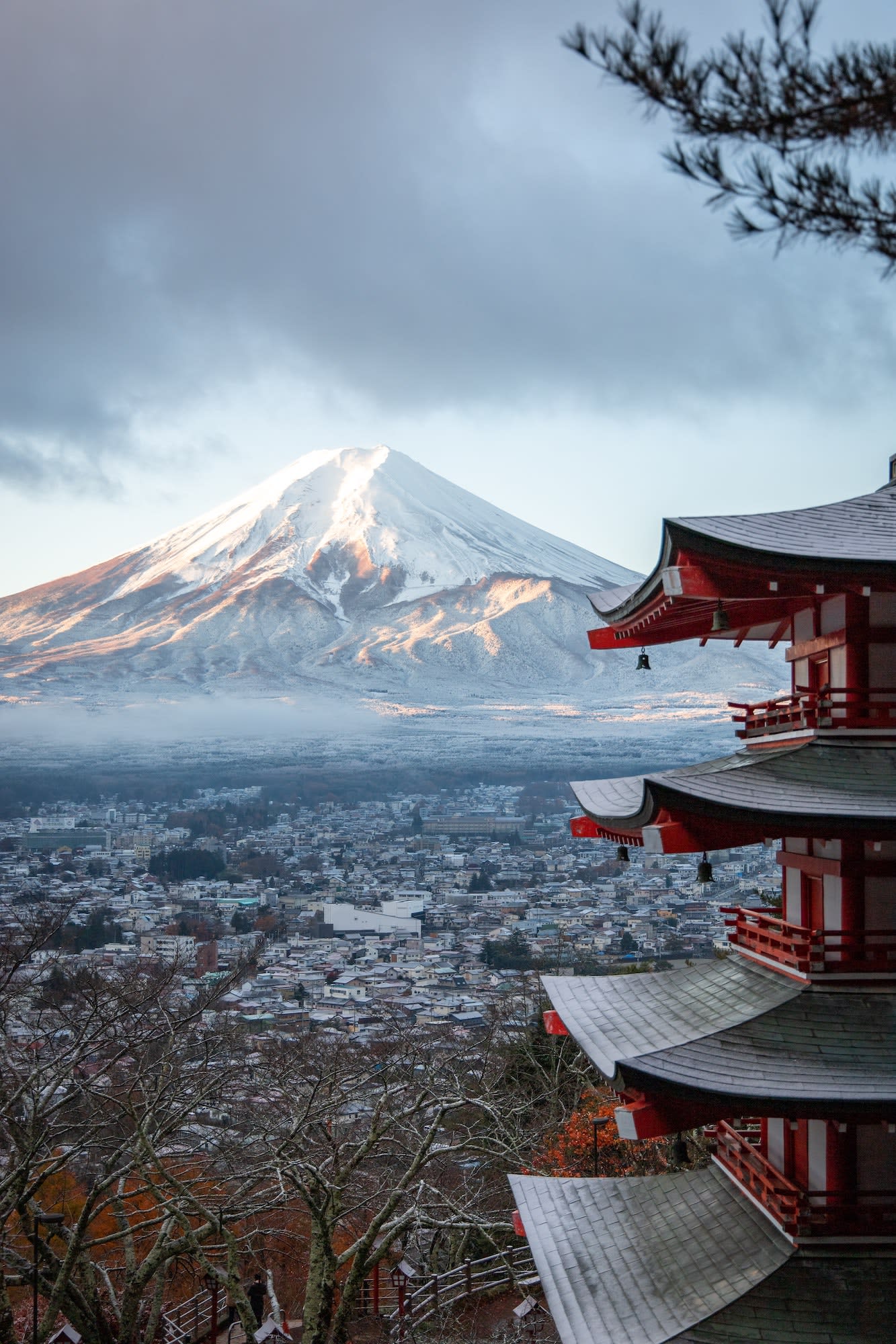 Mt. Fuji in Distance